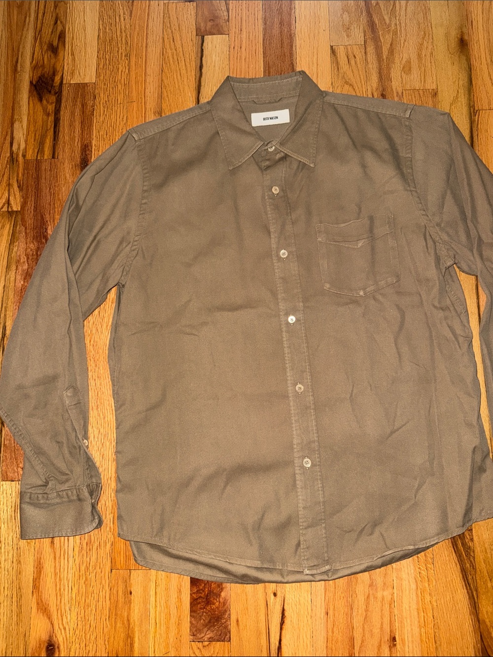 Buck Mason button long sleeve shirt top